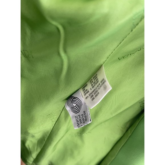 Escada Apple Green Gold  Button Jacket - Sz 40  8/10 Professionally Cleaned - Picture 12 of 15
